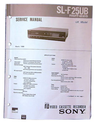 Service manual for SL-F25