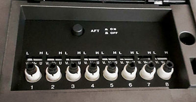 SL-8000 tuner controls