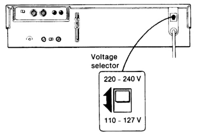 Rear voltage selector