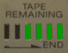 Tape remaining picture